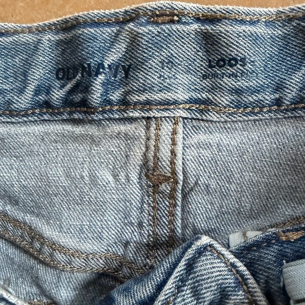 NWT Old Navy Girls Plus Loose Fit Blue Jeans